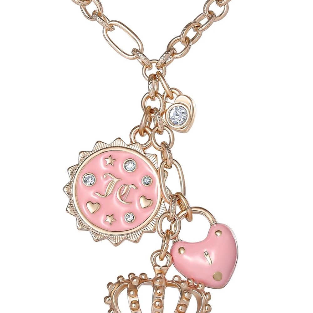 Charming Pink Pendant Necklace